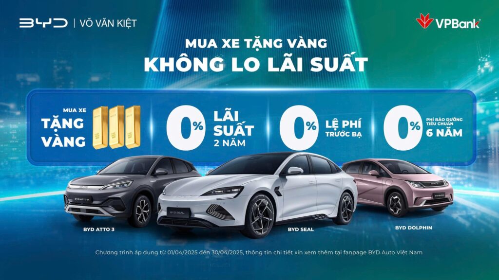 Mua xe BYD Lãi suất 0%